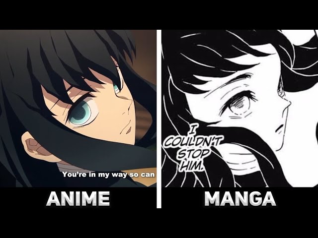 Anime VS Manga, Kimetsu No Yaiba Season 3 Episode 7