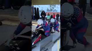 Bobsled Push Start Park City, Nac 4-Man Race