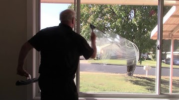 WINDOW CLEANING  FASTEST WAGTAIL SQUEEGEE YET IN THE HAND TO WASH WINDOWS