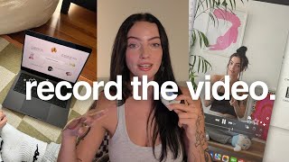 how you're going to get over the fear of being seen as a content creator