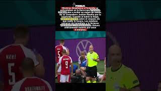 Christian Eriksen CAE en pleno PARTIDO. #curiosidades #sabiasque #datos #shortsviral#viral #futbol