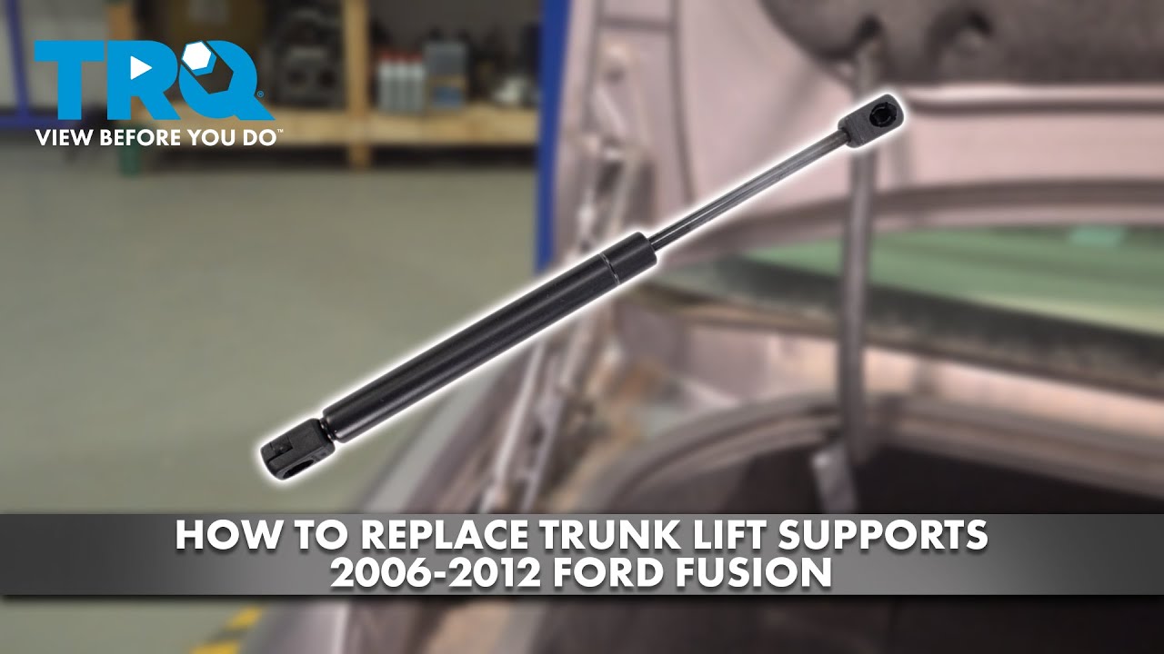 How to Replace Trunk Lid Lift Supports 20062012 Ford Fusion YouTube