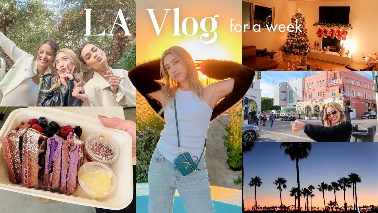【LA Vlog】7日間LAを満喫🇺🇸🌴夜遊び/パーティー/買い物/カフェ