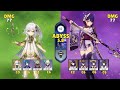 C0 Nahida hyperbloom + C2 Raiden overload VS 5.8 Abyss #genshinimpact