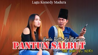 LAGU KOMEDY MADURA // PANTUN SALBUT // CAK IMAM VS INDRY