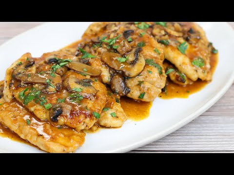 Video: Pollo En Salsa Marsala