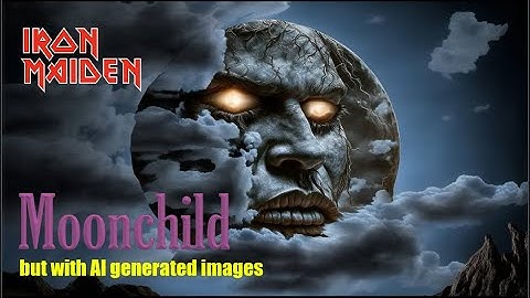 IRON MAIDEN   Moonchild Video  - but with AI generated images from the lyrics