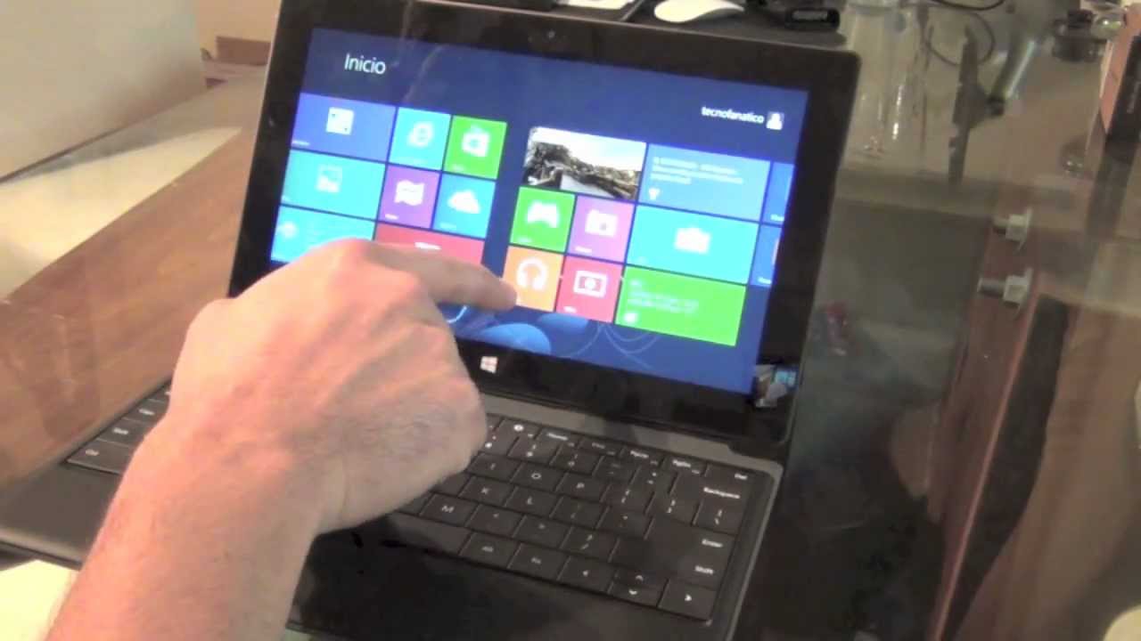 Unboxing Microsoft Surface RT primeras impresiones - YouTube