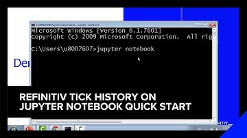 Refinitiv Tick History on Jupyter Notebook Quick Start | Refinitiv Developers