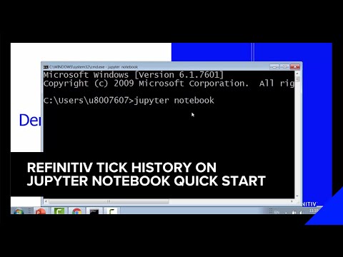 Refinitiv Tick History on Jupyter Notebook Quick Start | Refinitiv Developers