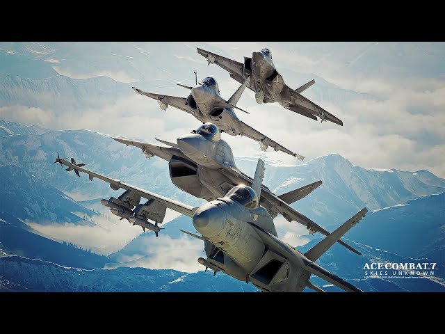 PS5) ACE COMBAT 7  Realistic ULTRA Graphics Gameplay [4K 60FPS