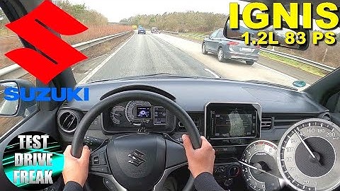2021 Suzuki Ignis 1.2 Dualjet Hybrid 83 PS TOP SPEED AUTOBAHN DRIVE POV