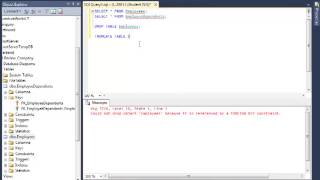 SQL Review Video 4: DROP TABLE
