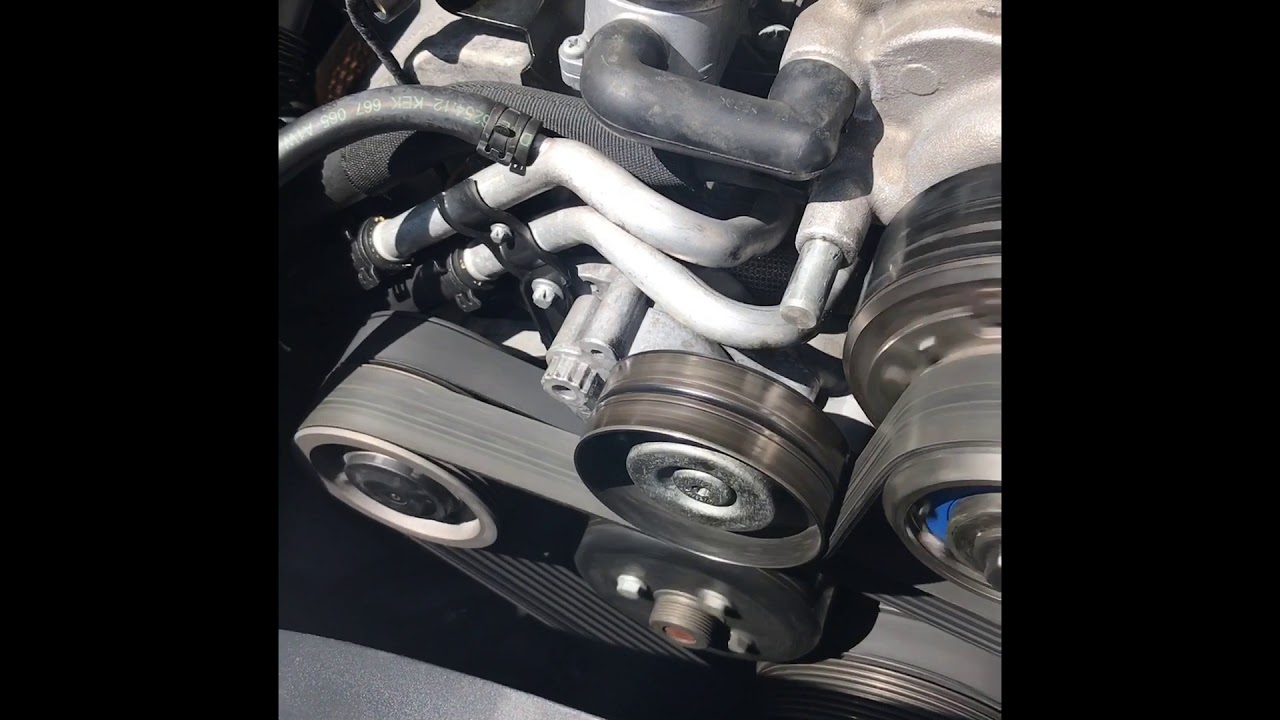 SL55 before & after new supercharger pulley bearing YouTube