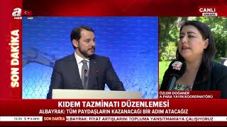 Son dakika Bakan Albayrak'tan kıdem tazminatı açıklaması