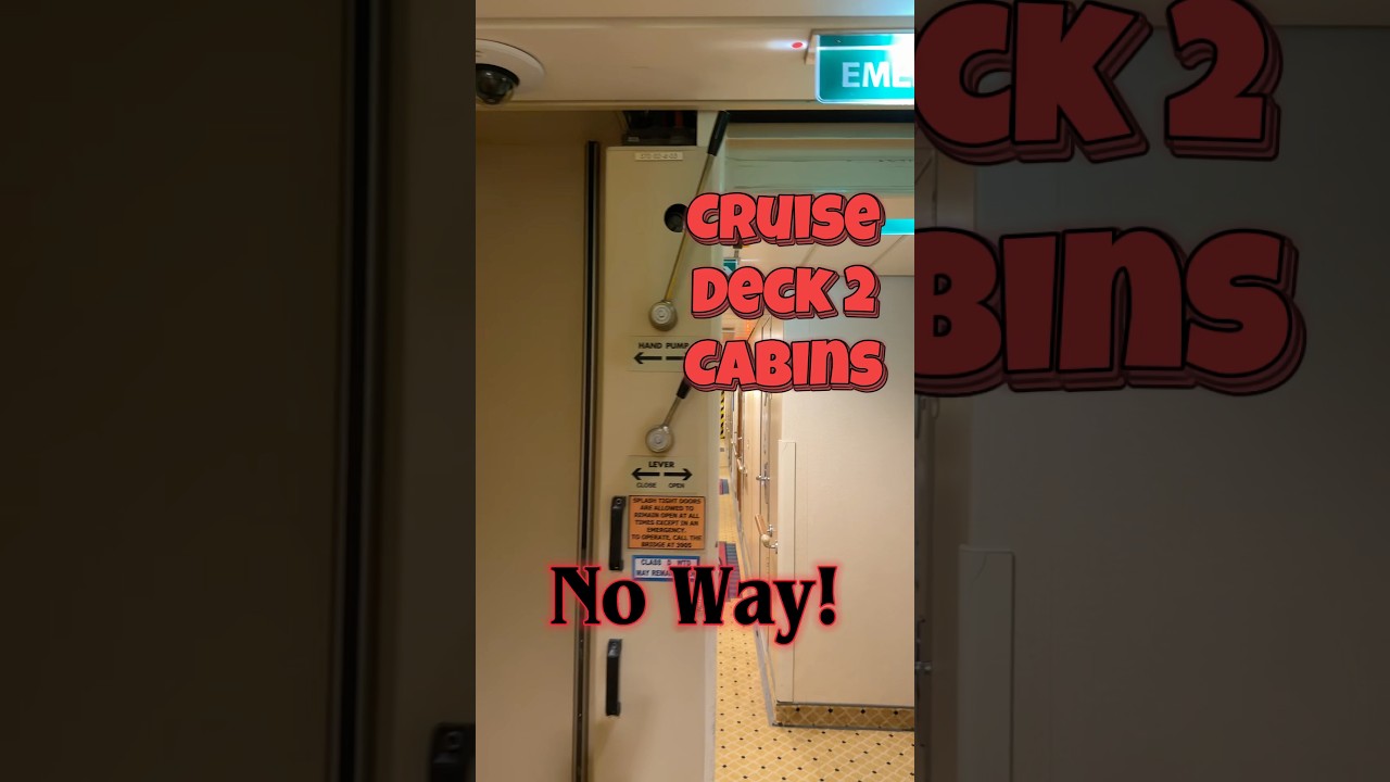 Not a fan of deck two on royal Caribbeans Radiance of the Seas! #cruise #rccl