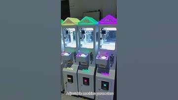 Custom Cheap Coin Operated Arcade Doll Crane Toy Claw Kids Mini Claw Machine With Bill Acceptor