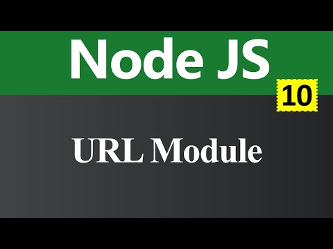 URL Module in Node JS (Hindi)
