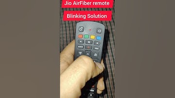 Jio AirFiber remote Blinking Solution #jioairfiber #remoteblinking