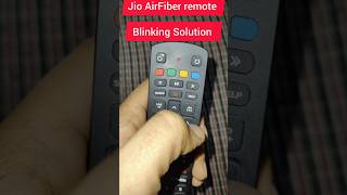 Jio AirFiber remote Blinking Solution #jioairfiber #remoteblinking