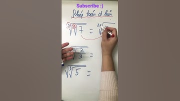Phép toán với căn bậc n #shorts