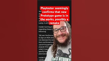 Playtester seemingly confirms that new Prototype game is in the works, possibly a remake #videogames