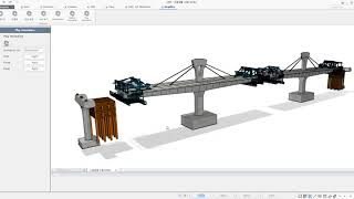 midas CIM Constructor module: Construction Simulation 1