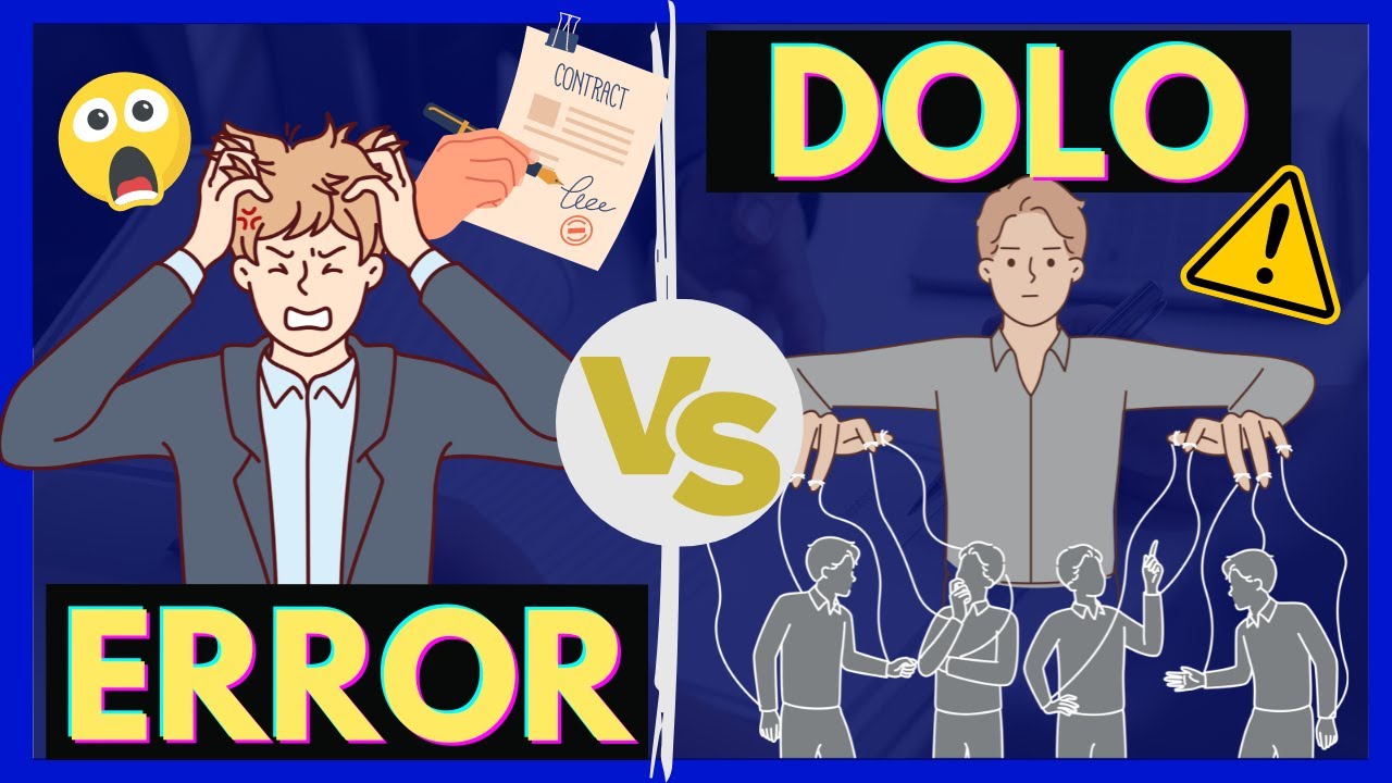 👉🏼 Los VICIOS del CONSENTIMIENTO en un CONTRATO【Descubre cuáles son con EJEMPLOS】