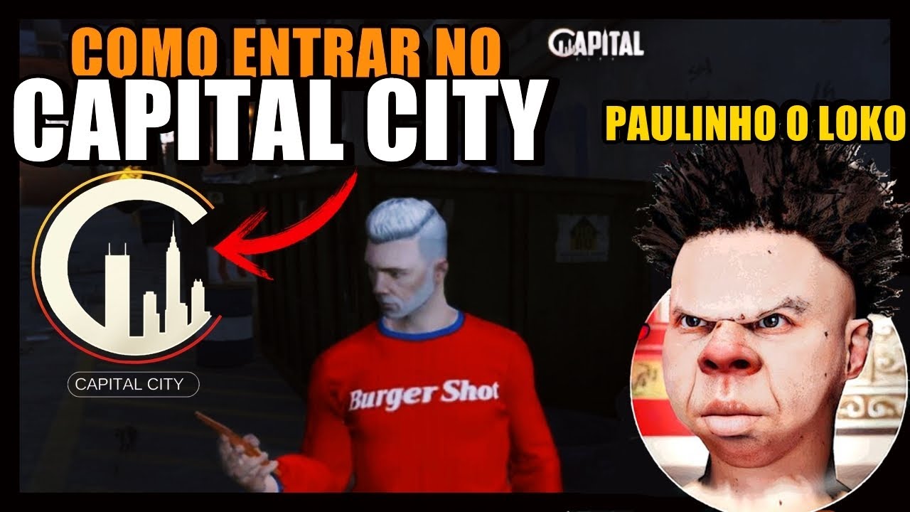 COMO ENTRAR NA CIDADE OFICIAL DO CAPITAL CITY NO GTA RP EM 2024 ...