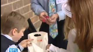 Helicopter drops eggs for hunt