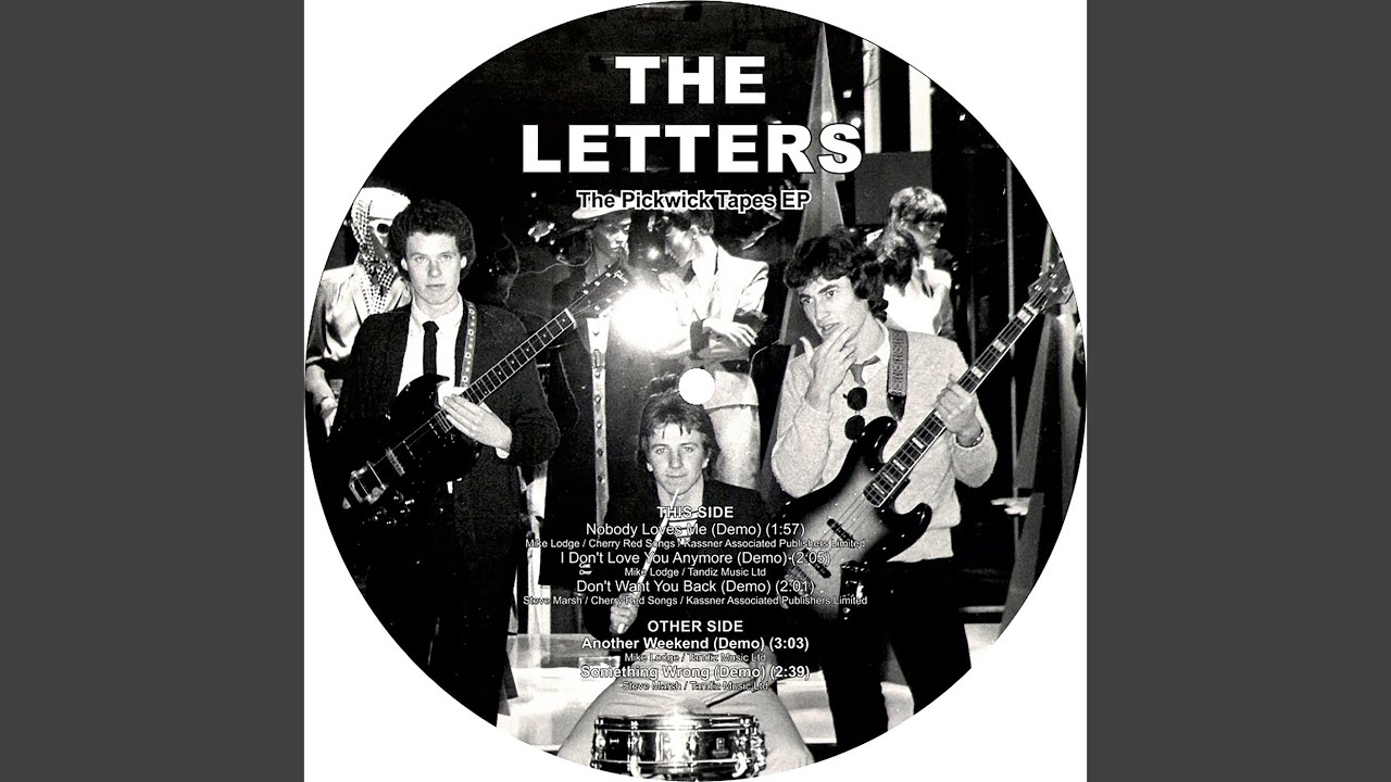 UK盤】The Letters「Nobody Loves Me」EP（7インチ）/Heartbeat