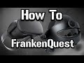 Quest + Deluxe Audio Strap = FRANKENQUEST How To (easy method)