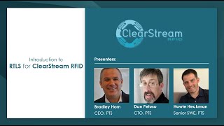 WEBINAR: Introduction to RTLS for ClearStream - Featuring the PTS Leadership Team