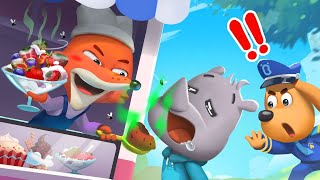 Không ăn đồ ăn bị bẩn | An toàn vệ sinh khi ăn uống | Hoạt hình thiếu nhi | Cảnh sát trưởng Labrador screenshot 4
