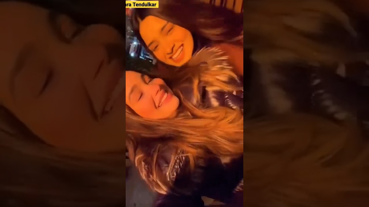 Sara Tendulkar Dancing with his friends on rishma ne song 