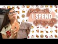 HOW MUCH I SPEND IN A WEEK AS A MANILA COLLEGE DORMER | Angel Egam