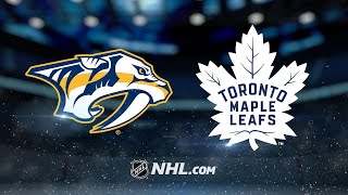 Andersen, Maple Leafs top Predators in shooout, 3-2