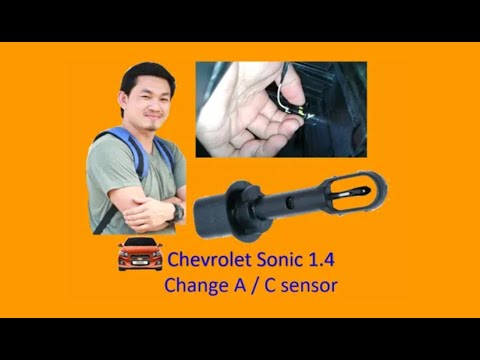 Chevrolet sonic 1.4 change A / C sensor  (เปลี่ยนเซ็นเซอร์ตู้แอร์)