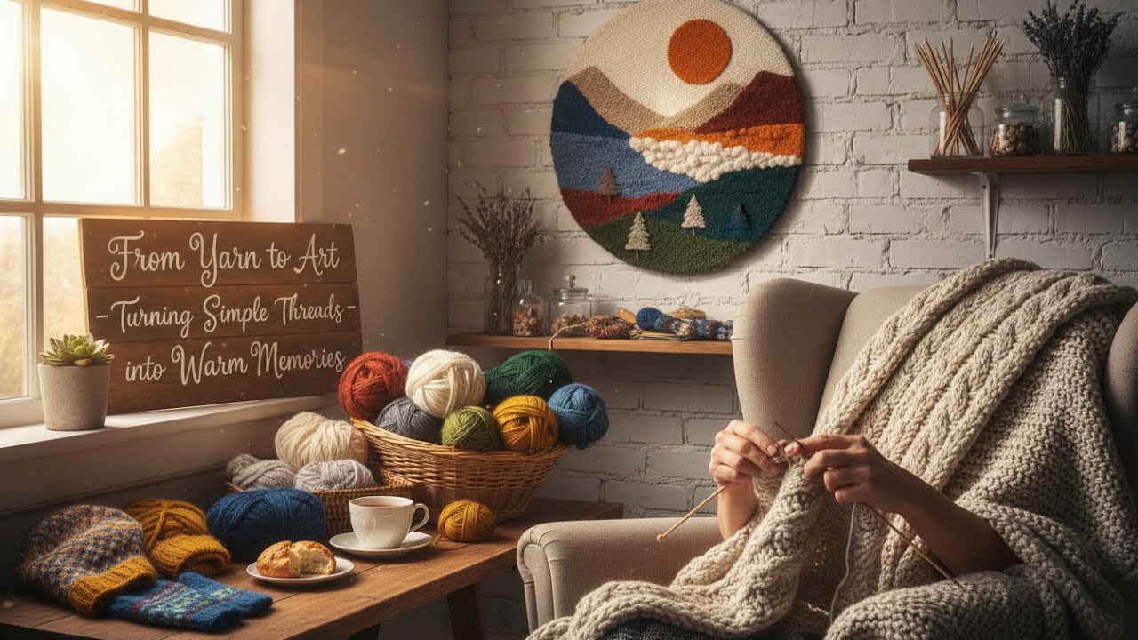 From Yarn to Art Turning Simple Threads into Warm Memories