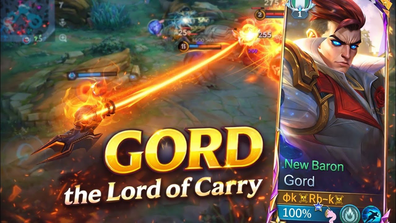 Pro Gord Carrying Dark System😱|Bad team (jungler AFK)