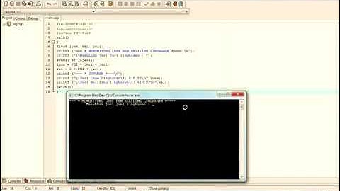 Program Luas Keliling Lingkaran Bahasa C dengan Dev-C++