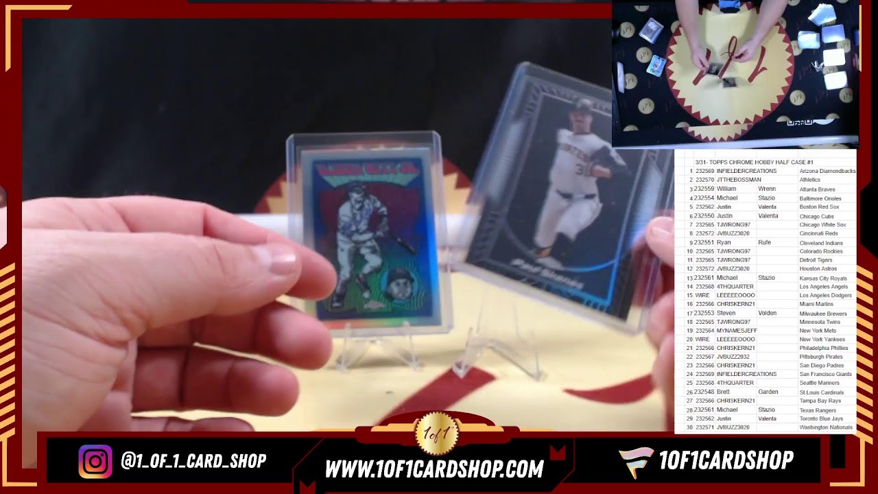 3/31- 2025 TOPPS CHROME HALF CASE PYT'S!!!!!!