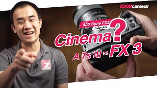 รีวิว Sony FX3 มันคือกล้อง Cinema ? เลือกอะไรดี Sony FX3 หรือ Sony A7S III ?