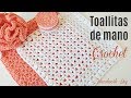 CÓMO TEJER TOALLITAS DE MANO A CROCHET