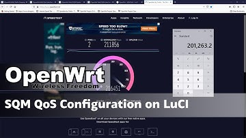 OpenWRT - SQM QoS Setup on LuCI