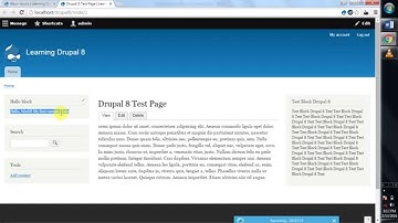 Drupal8 - Create Custom Block part1