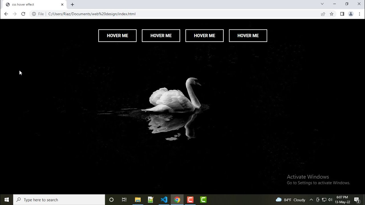 Cool Menu Border Animation Hover Effect HTML & CSS Full Tutorial In ...