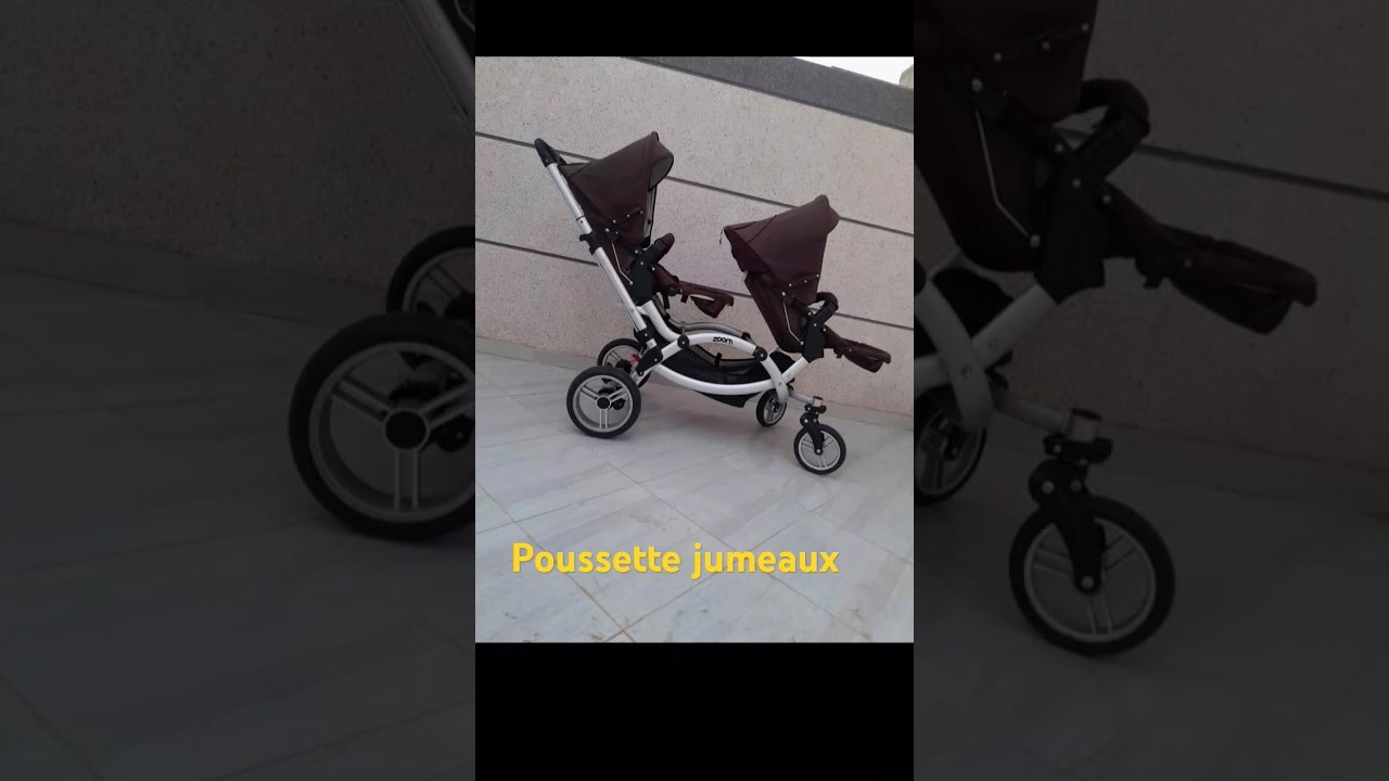 Poussettes jumeaux zoom 