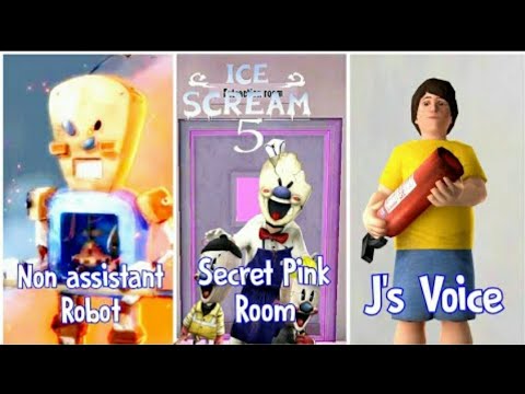 Game Java Robot Leaky In House ICE SCREAM 5 leaks | leak new robot,leak j's voice and secret pink room ...