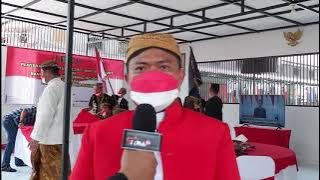 Lapas Mojokerto ikuti upacara detik-detik proklamasi kemerdekaan RI dengan berpakaian adat